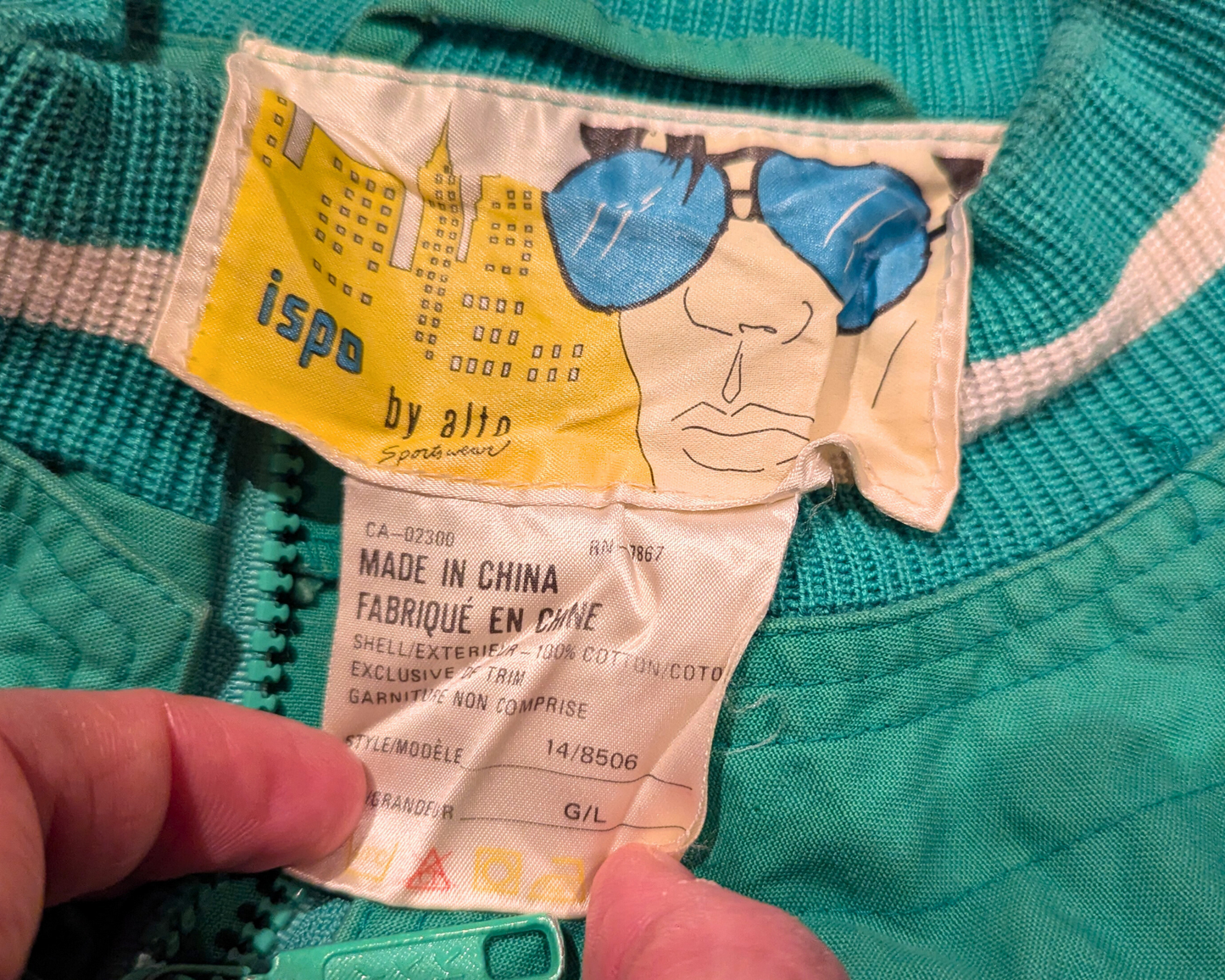 Vintage 1990's Ispo By Alto Green Jacket Size L