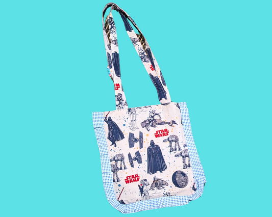 Sac fourre-tout Star Wars fait main et recyclé