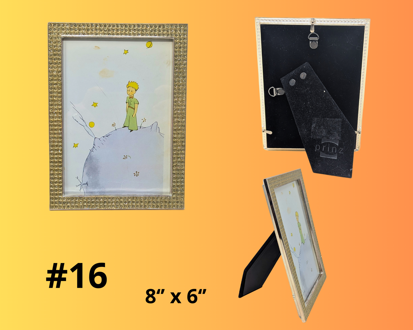 The Little Prince, Le Petit Prince Antoine de Saint-Exupéry, Decorative Frames and Notebooks