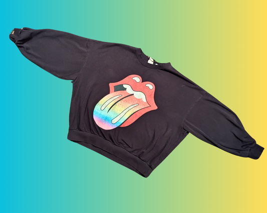 Pull ras du cou Y2K The Rolling Stones taille M