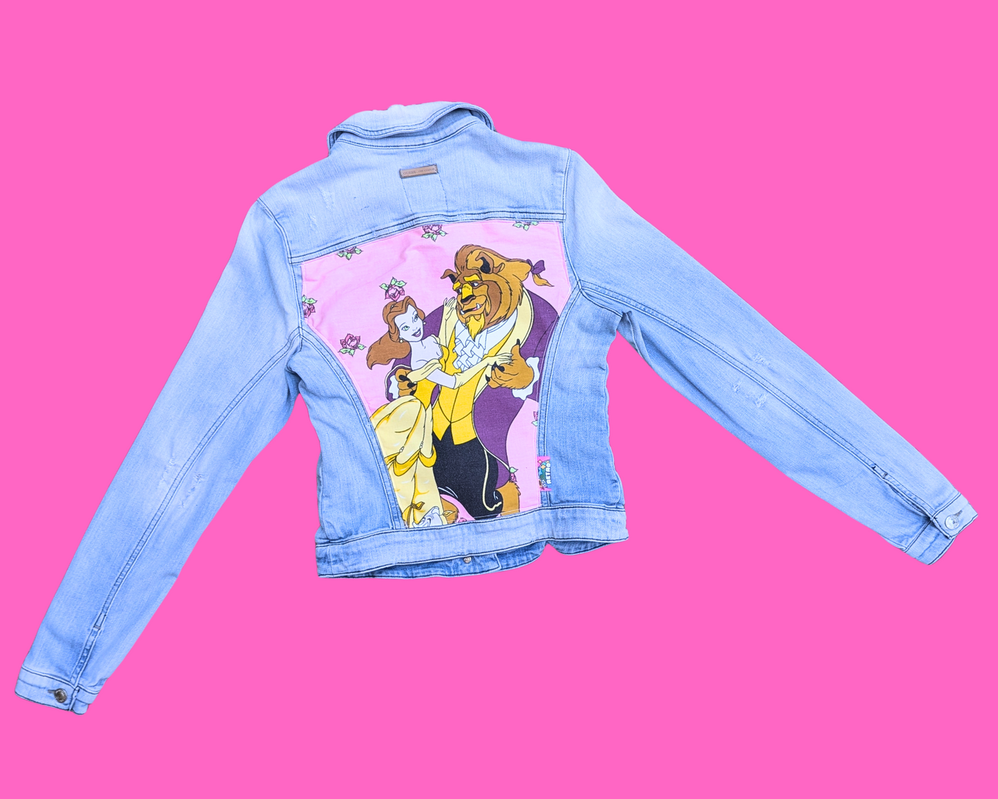 Handmade, Upcycled Beauty and the Beast Jacket Size S
