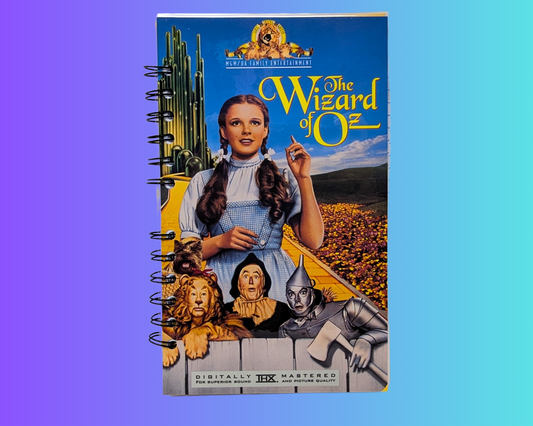 Carnet de notes VHS du film Le Magicien d'Oz