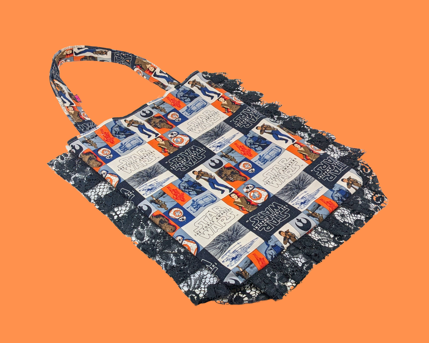 Sac fourre-tout Star Wars fait main et recyclé