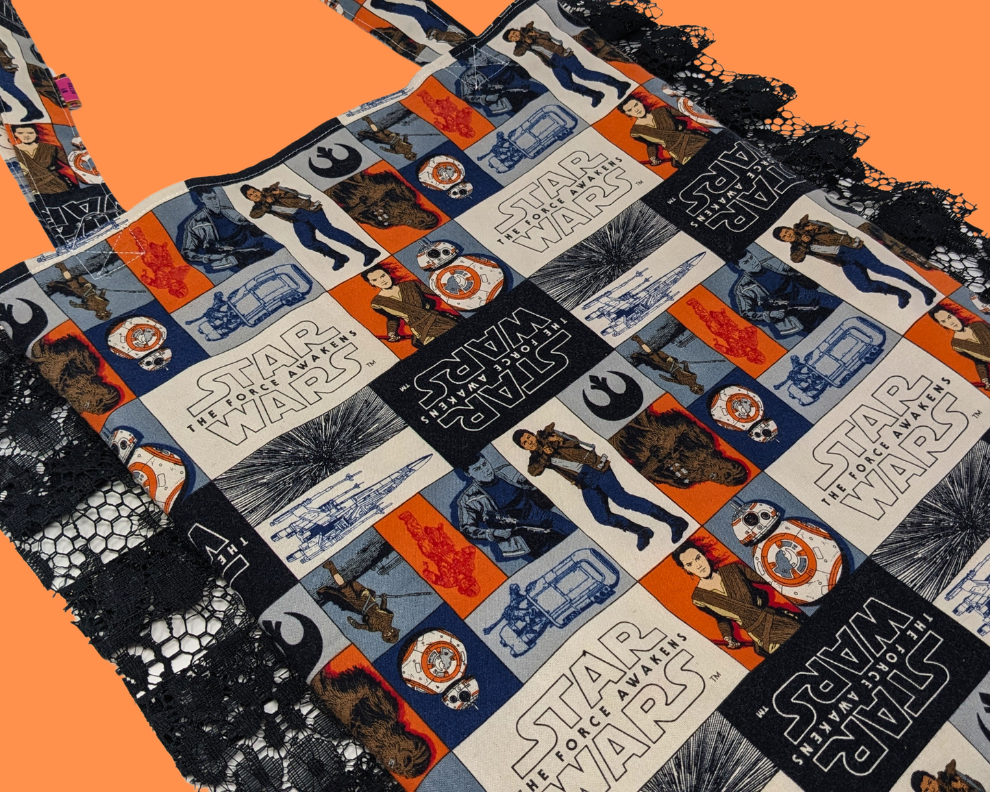 Sac fourre-tout Star Wars fait main et recyclé