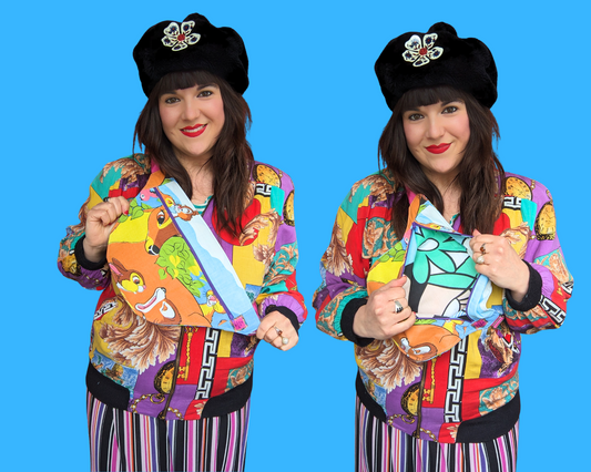 Sac banane Disney Bambi fait main et recyclé