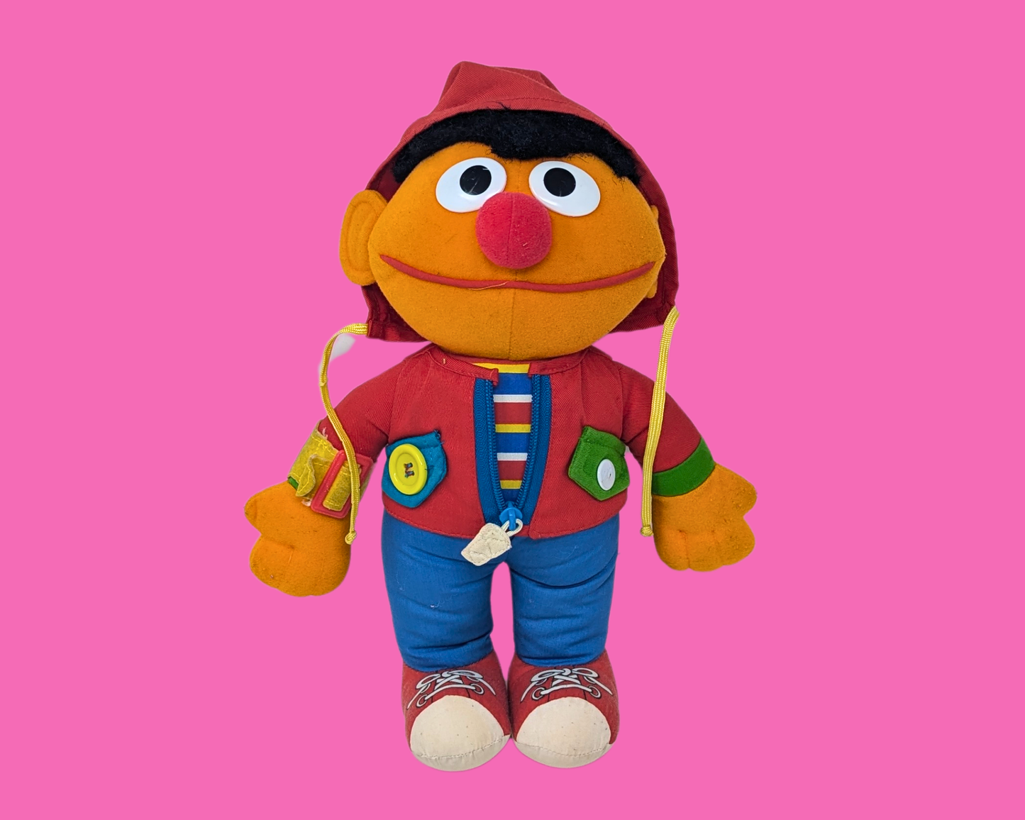 Peluche Ernie de Sesame Street vintage des années 1990