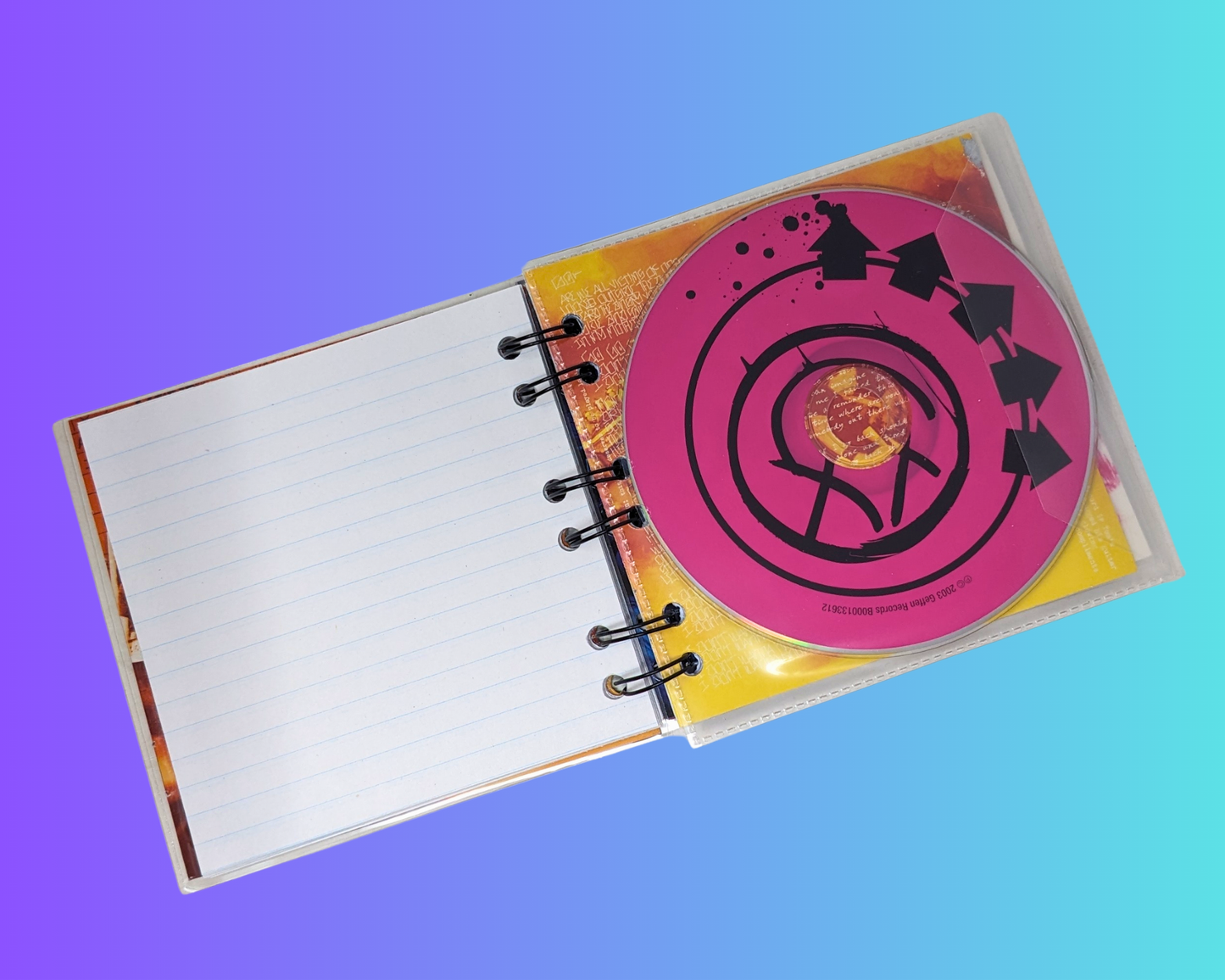 Blink 182 CD Notebook