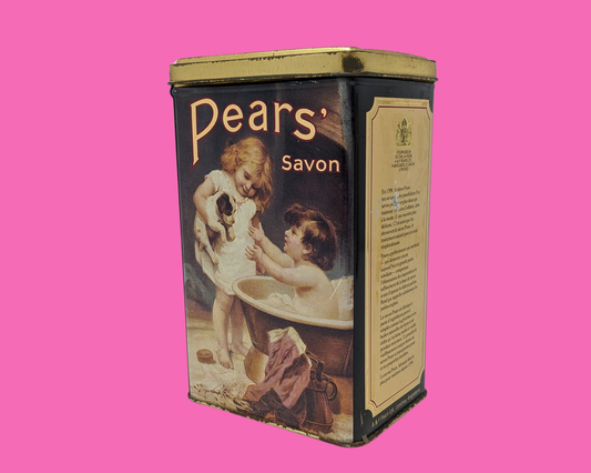 Boîte de savon Pears vintage des années 1990