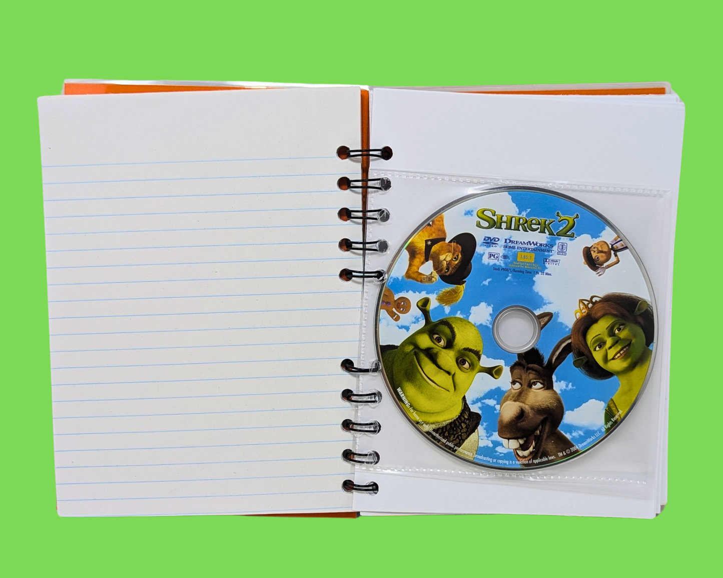 Shrek 2 DVD Movie Notebook