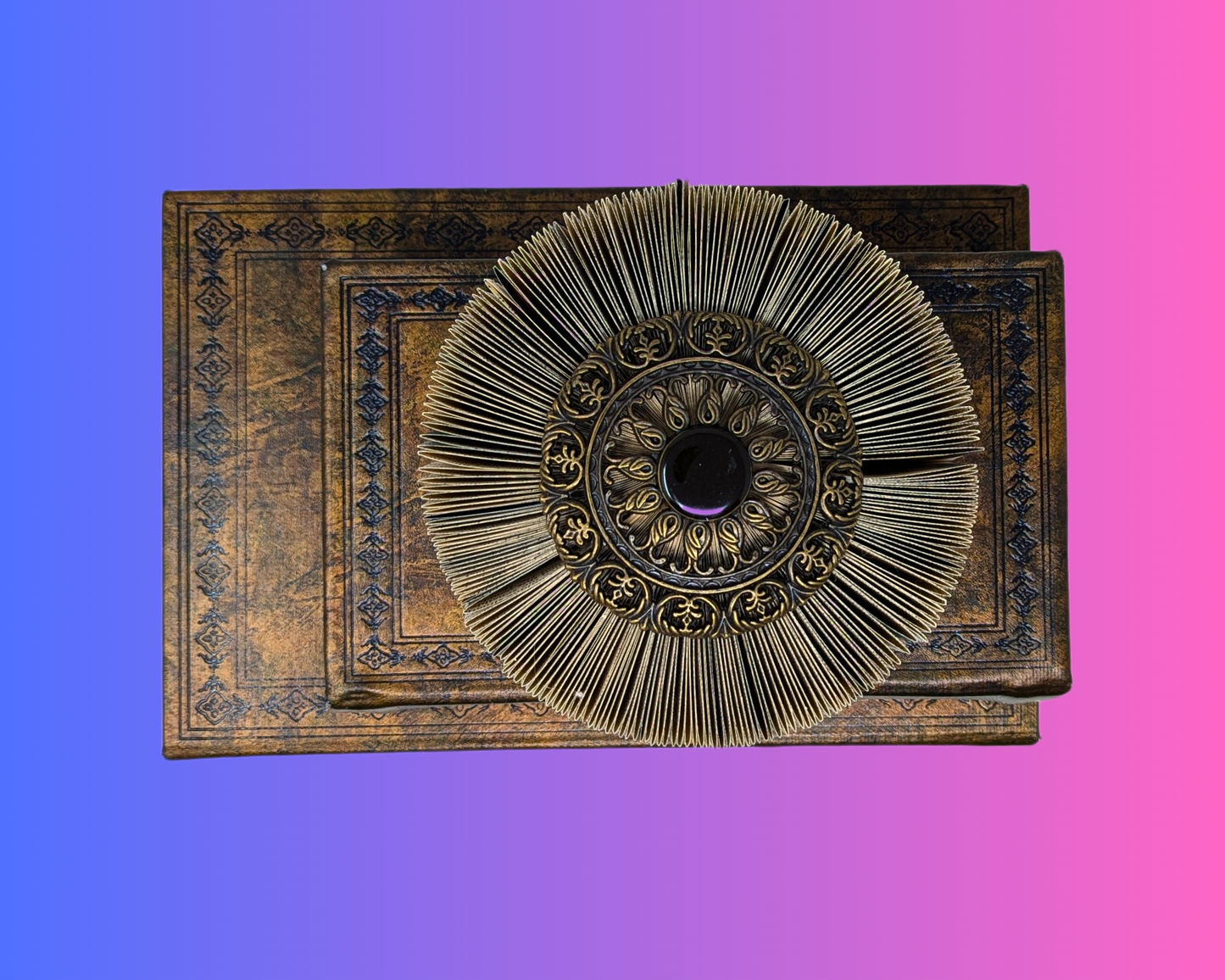 Sculpture d'art pliante de livre faite à la main et recyclée