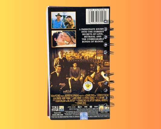 Carnet de notes VHS du film Légendes d'automne