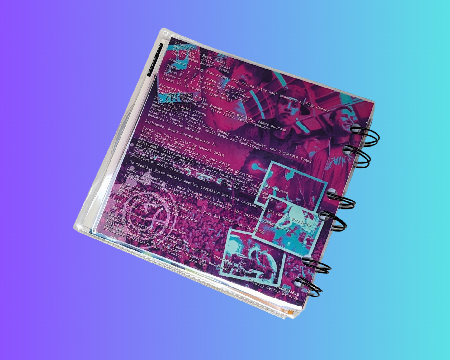 Blink 182 CD Notebook