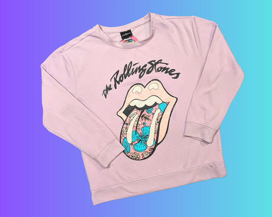 The Rolling Stones Light Purple Crewneck Size M