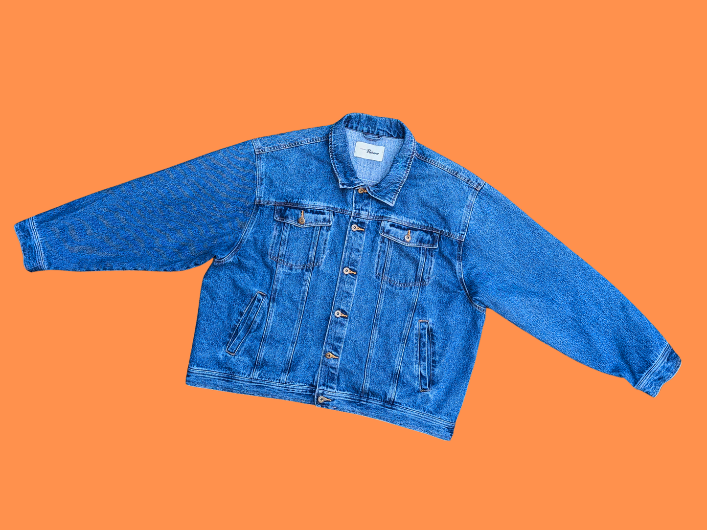 Handmade, Upcycled Friends Jacket Size XXL