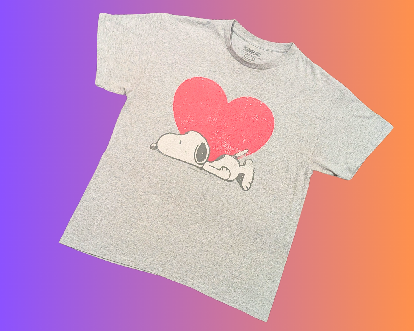Y2K Gray Peanut, Snoopy T-Shirt Size L