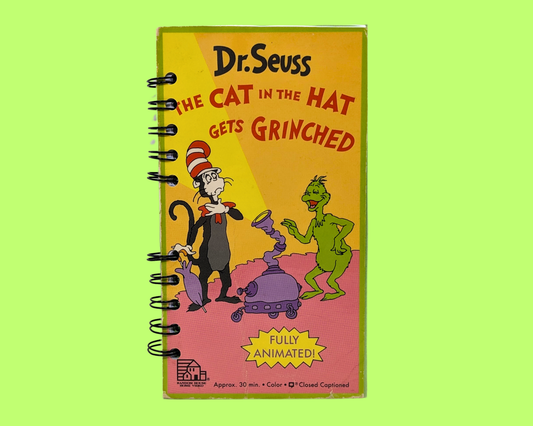The Cat in the Hat Gets Grinched VHS Movie Notebook