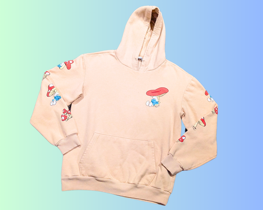 Sweat à capuche Les Schtroumpfs Y2K taille M