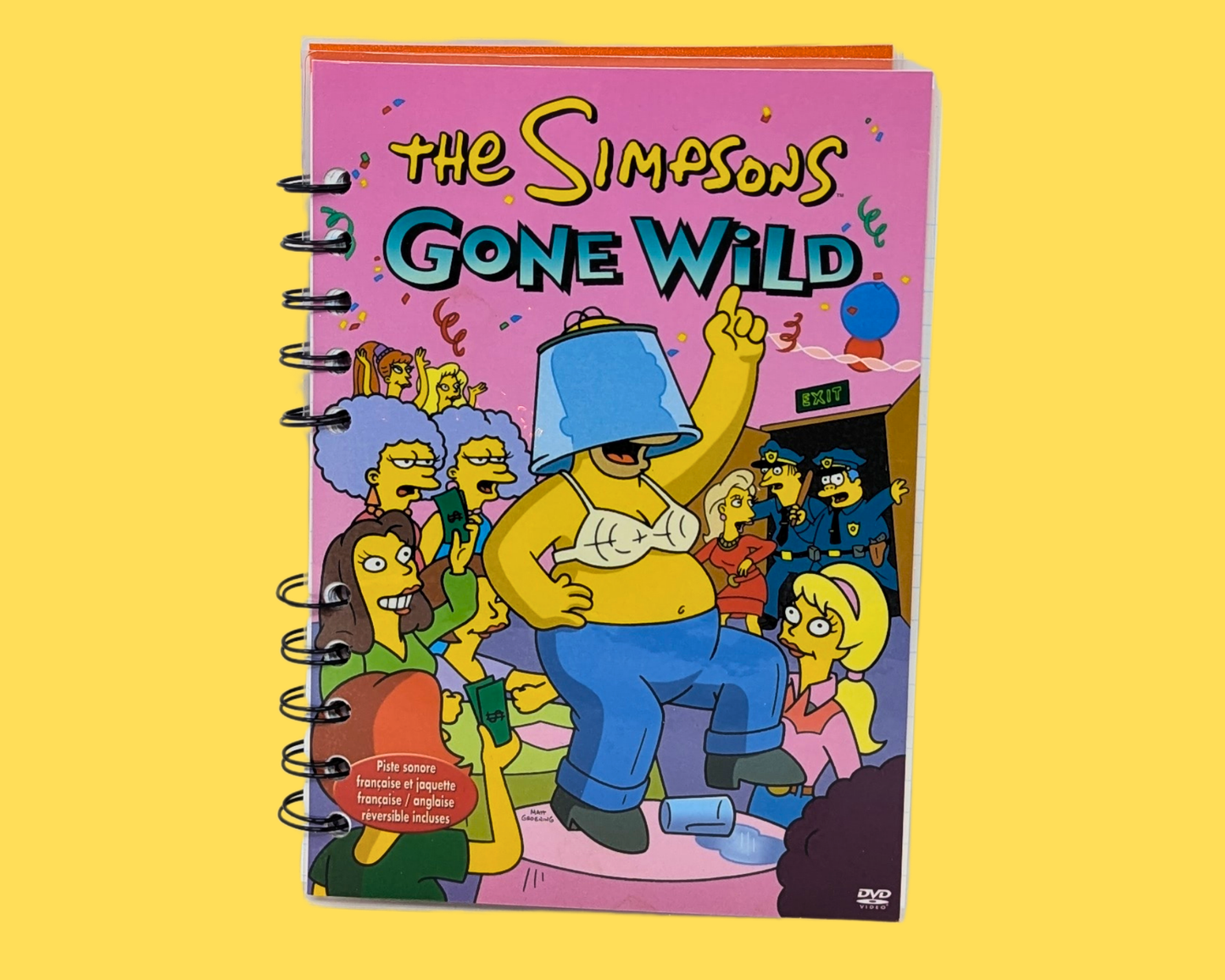 The Simpsons Gone Wild DVD Movie Notebook