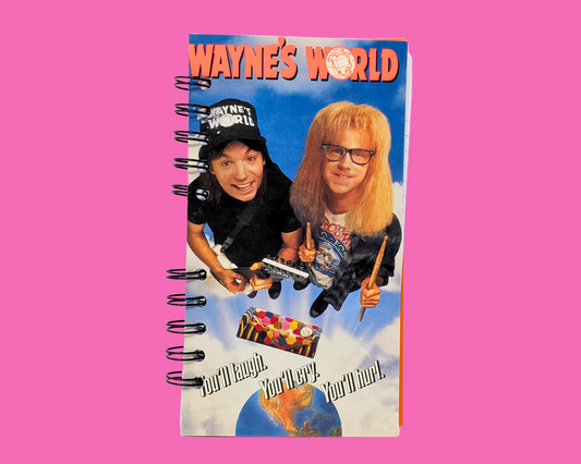 Carnet de notes VHS du film Wayne's World