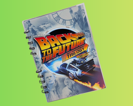Carnet de notes du film DVD Retour vers le futur, trilogie du 30e anniversaire