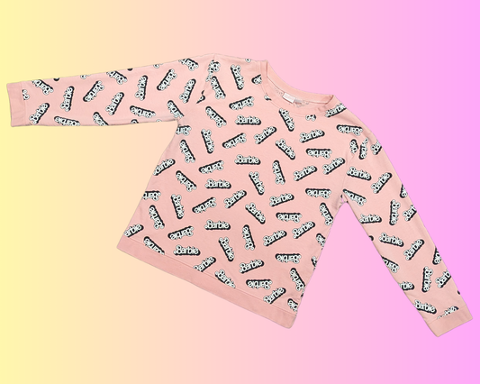 Y2K Pink Barbie Crewneck Size S