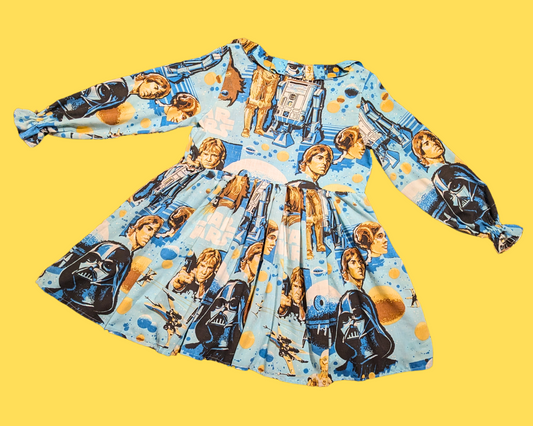 Drap de lit Star Wars vintage fait main et recyclé, taille L