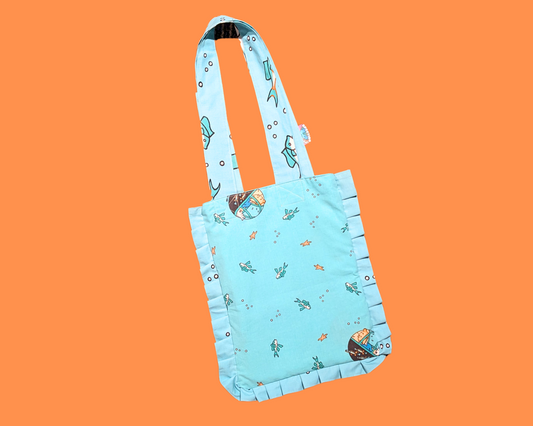 Sac fourre-tout Tintin fait main et recyclé