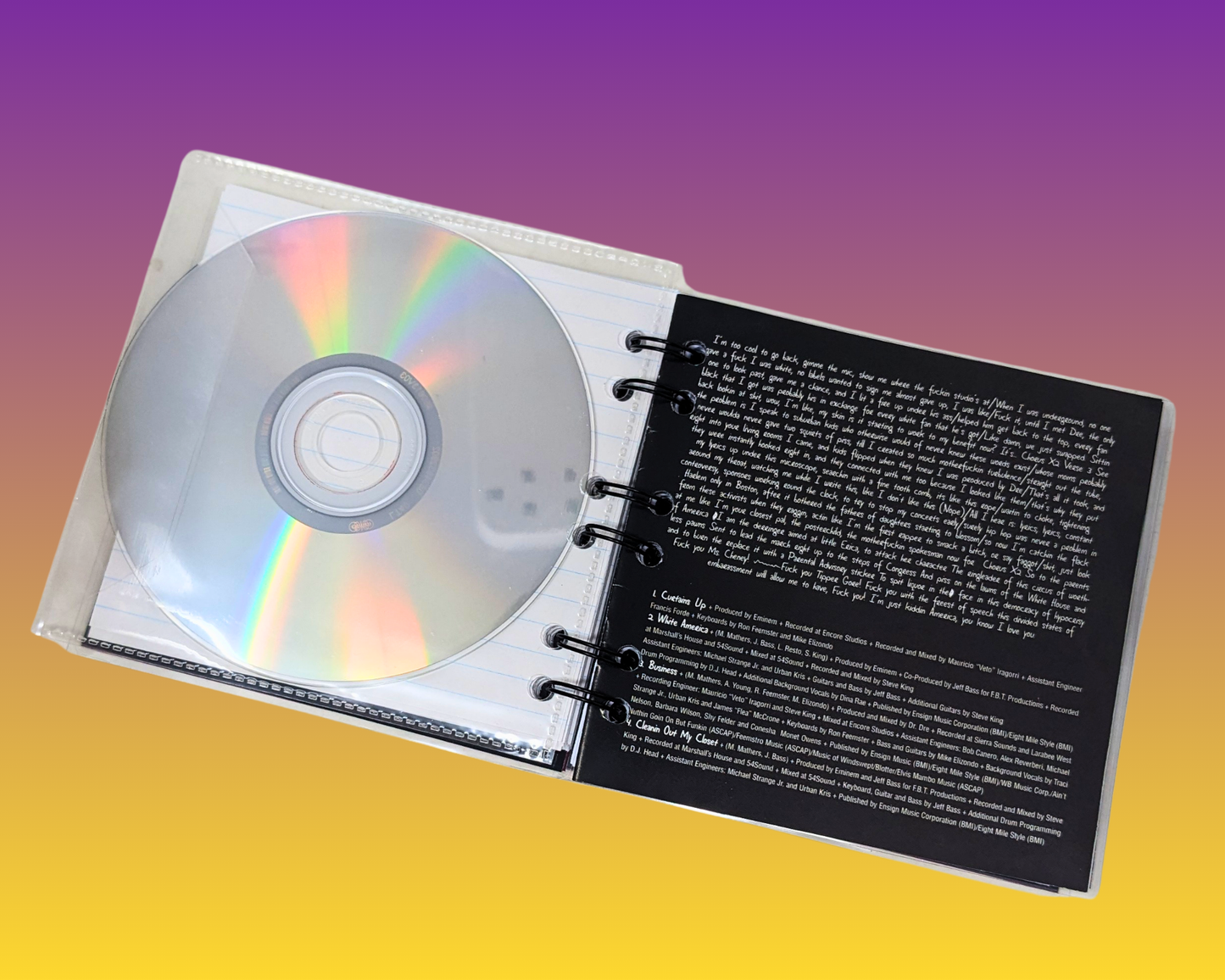 Eminem, The Eminem Show CD Notebook