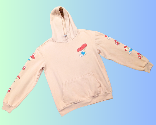 Sweat à capuche Les Schtroumpfs Y2K taille M