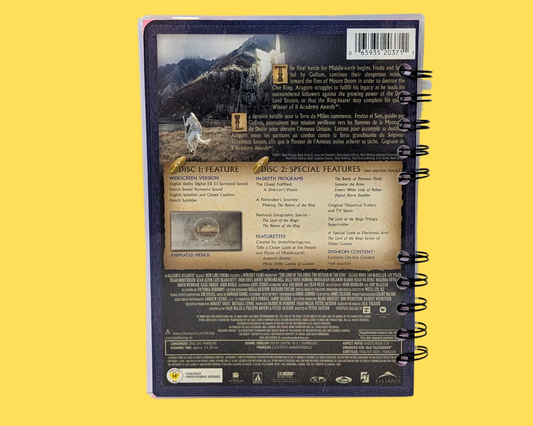 The Lord Of The Rings, The Return Of The King DVD Movie Notebook