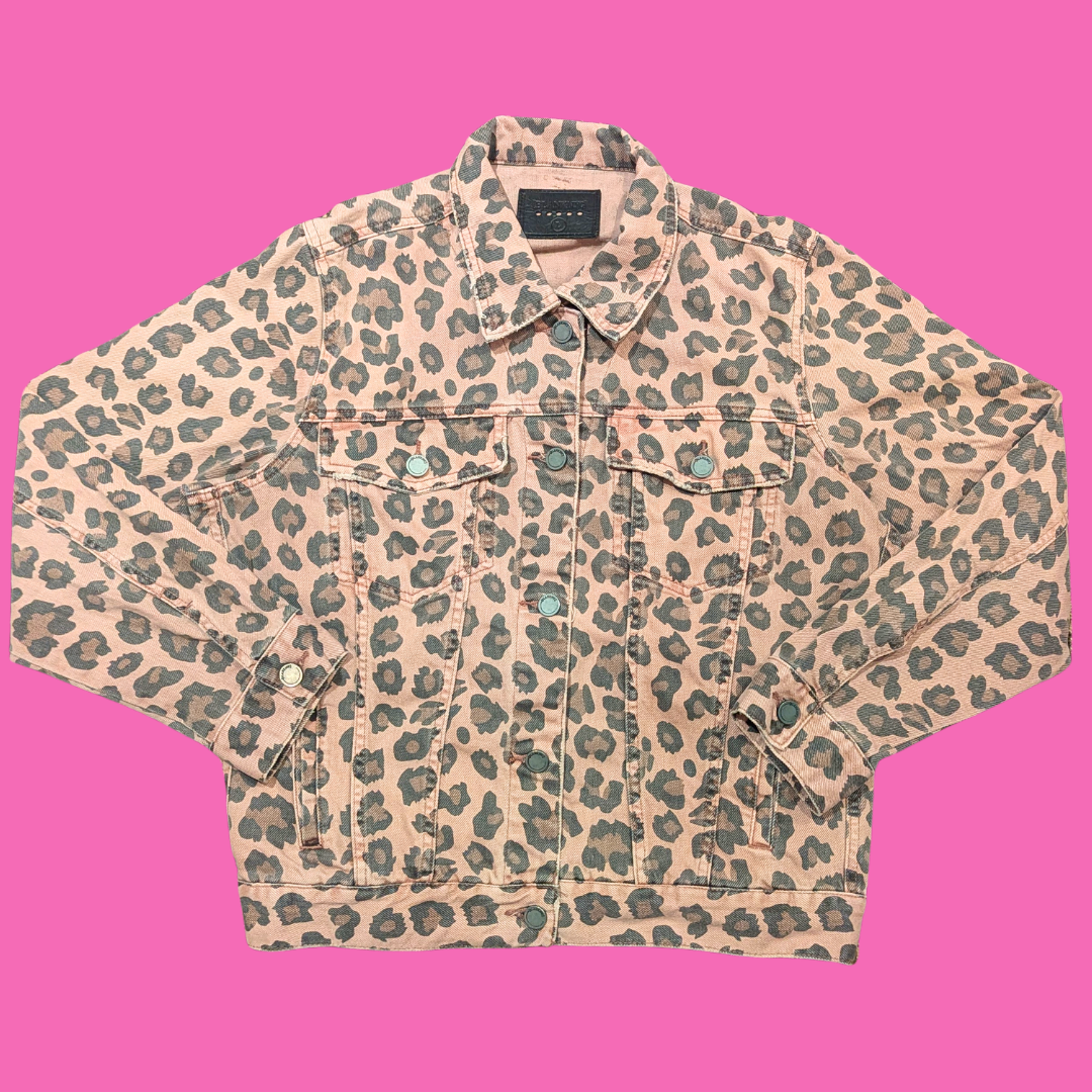 A Nightmare on Elm Street, Freddy Krugger Upcycled Denim Jacket Size L