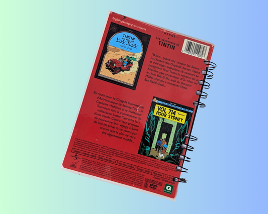 Tintin Au Pays de L'Or Noir DVD Movie Notebook