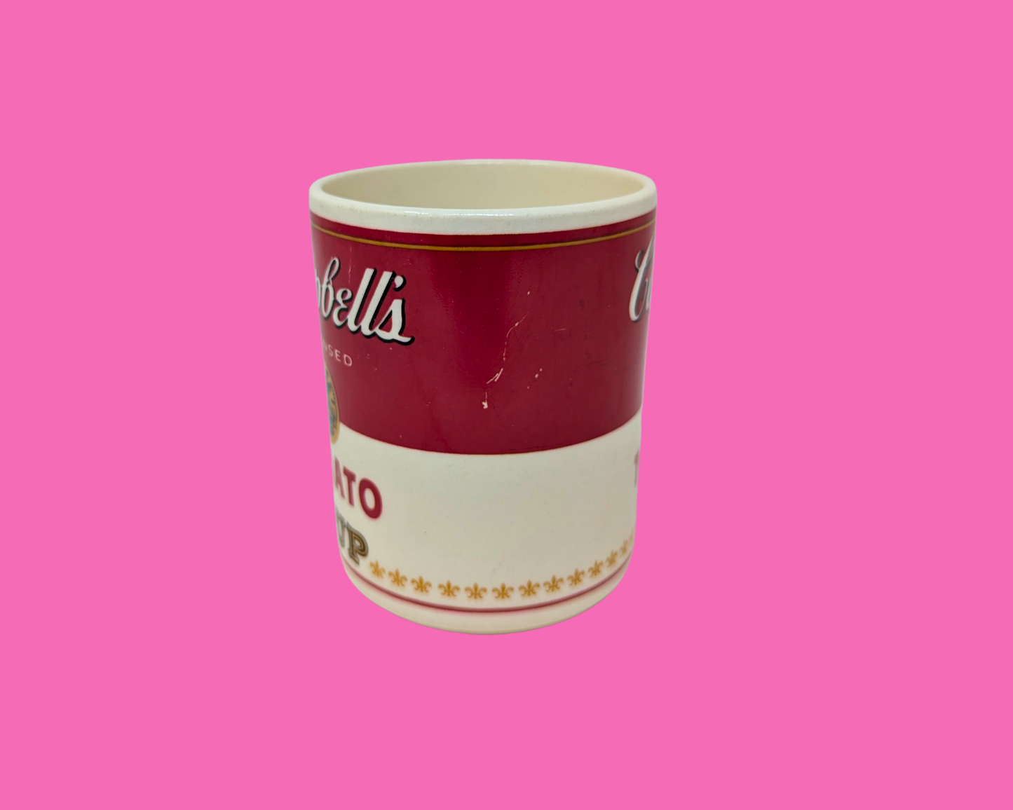 Tasse à soupe aux tomates Campbell's vintage des années 1970