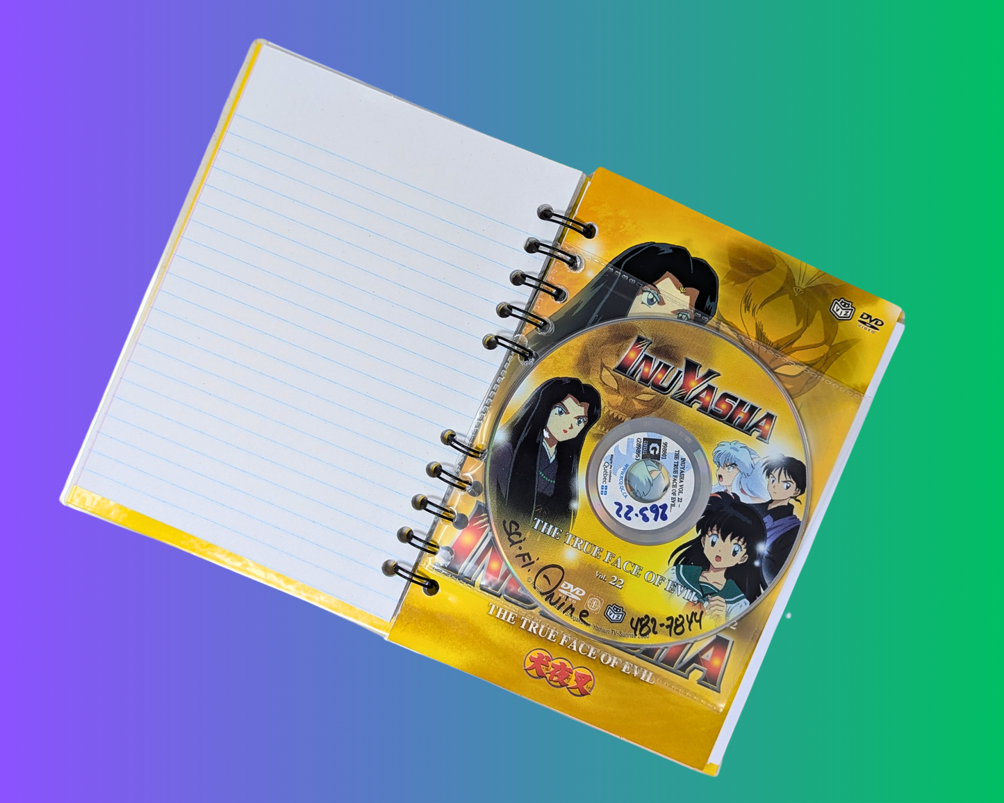 Inu Yasha Third Season Vol. 22 DVD Movie Notebook DVD