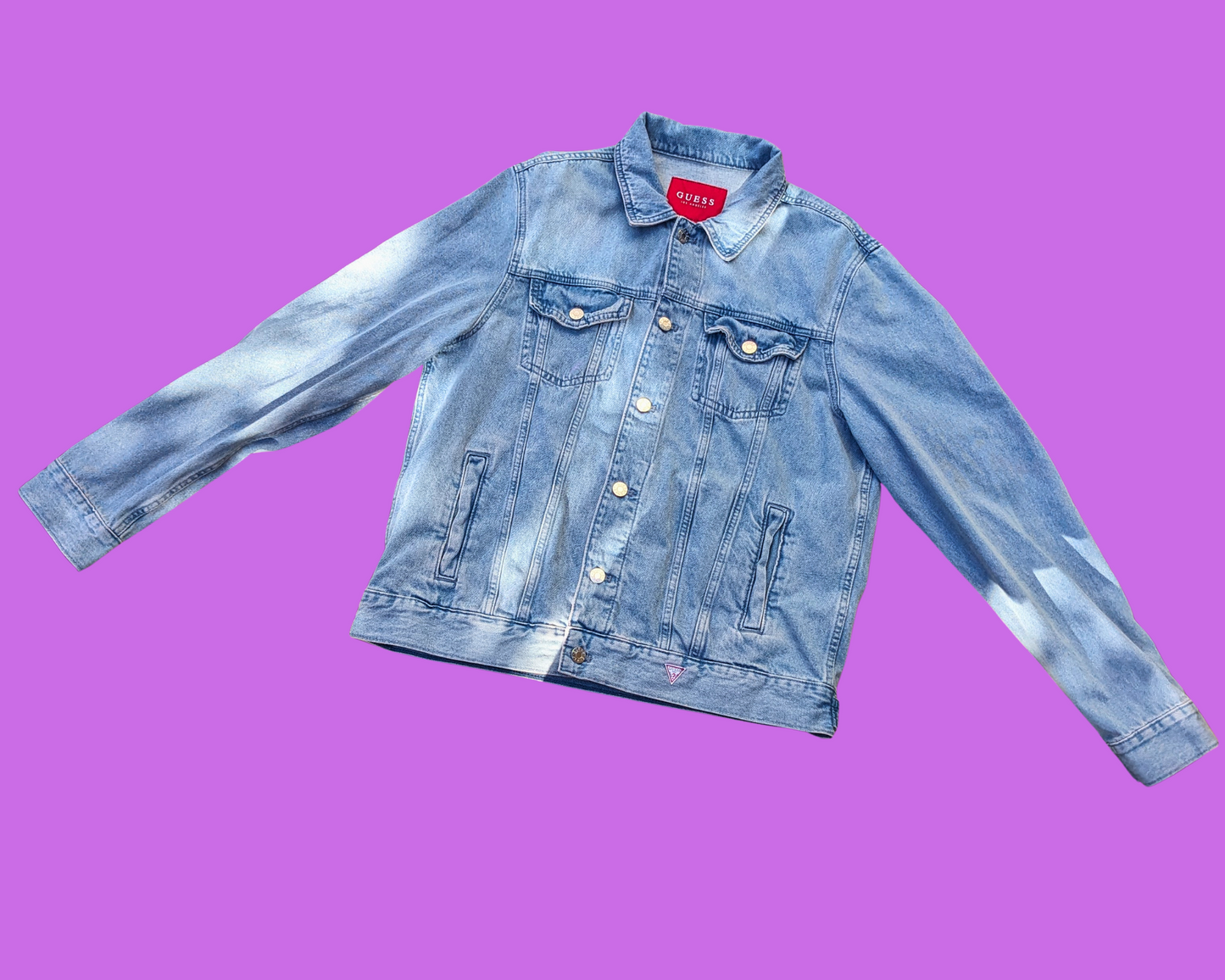 Handmade, Upcycled E.T Phone Home Denim Jacket Size L