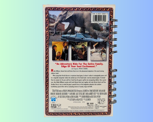 Cahier de film Jumanji VHS