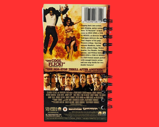 Once Upon A Time In Mexico VHS Movie Notebook