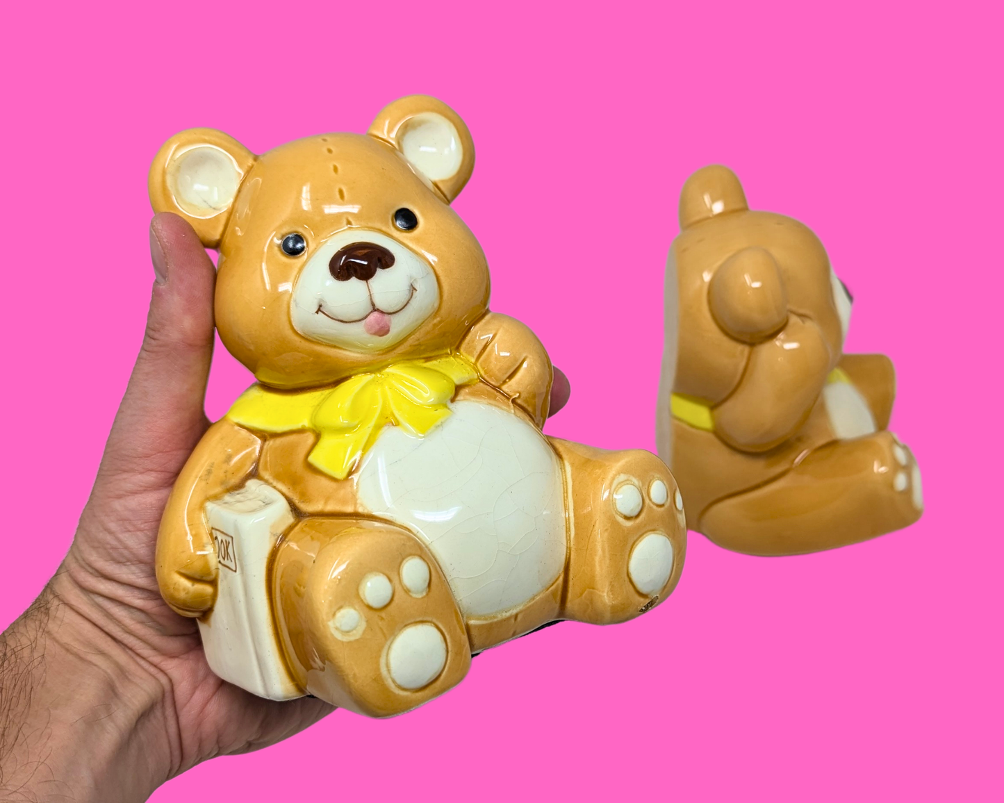 Vintage 1990's Adorable Little Bears Bookends