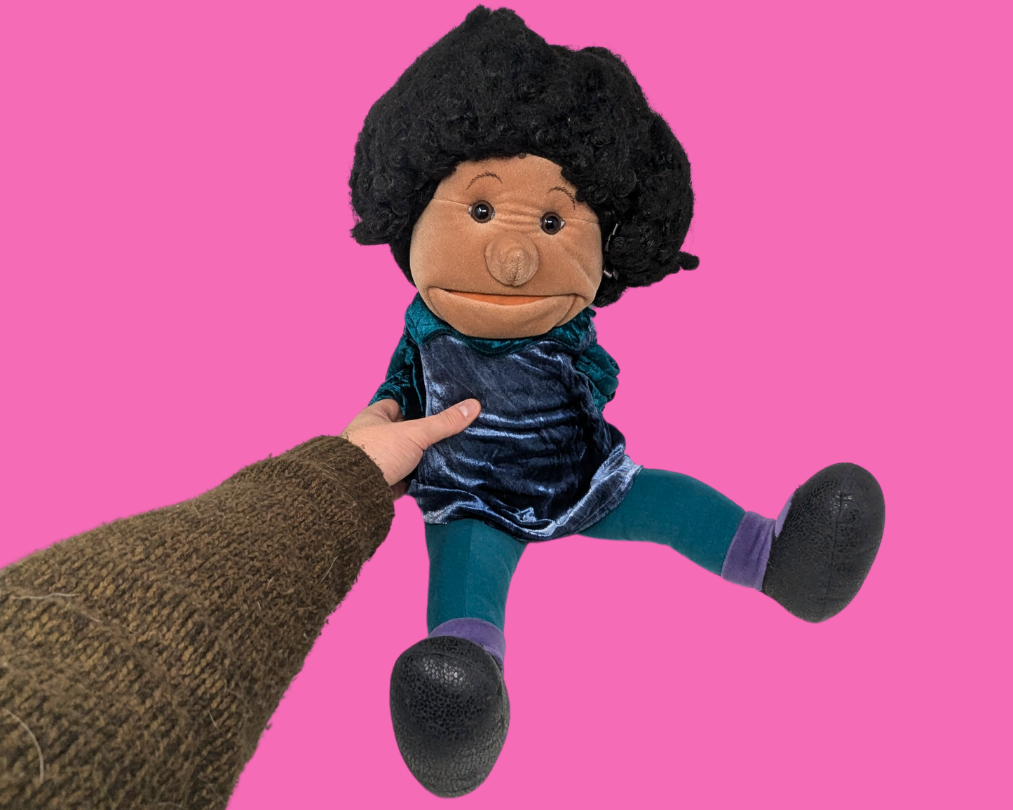 Vintage 1990's Folkmanis Plush Puppet