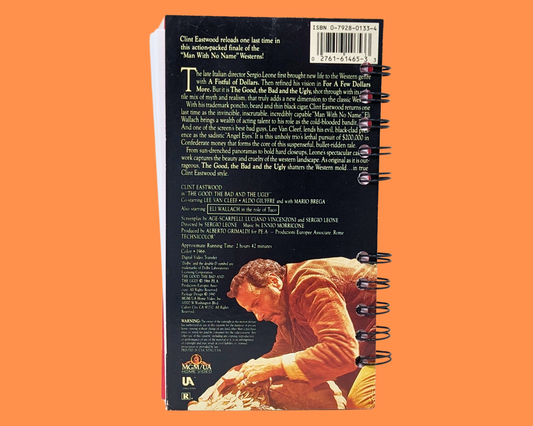 The Good, The Bad and The Ugly VHS Movie Notebook