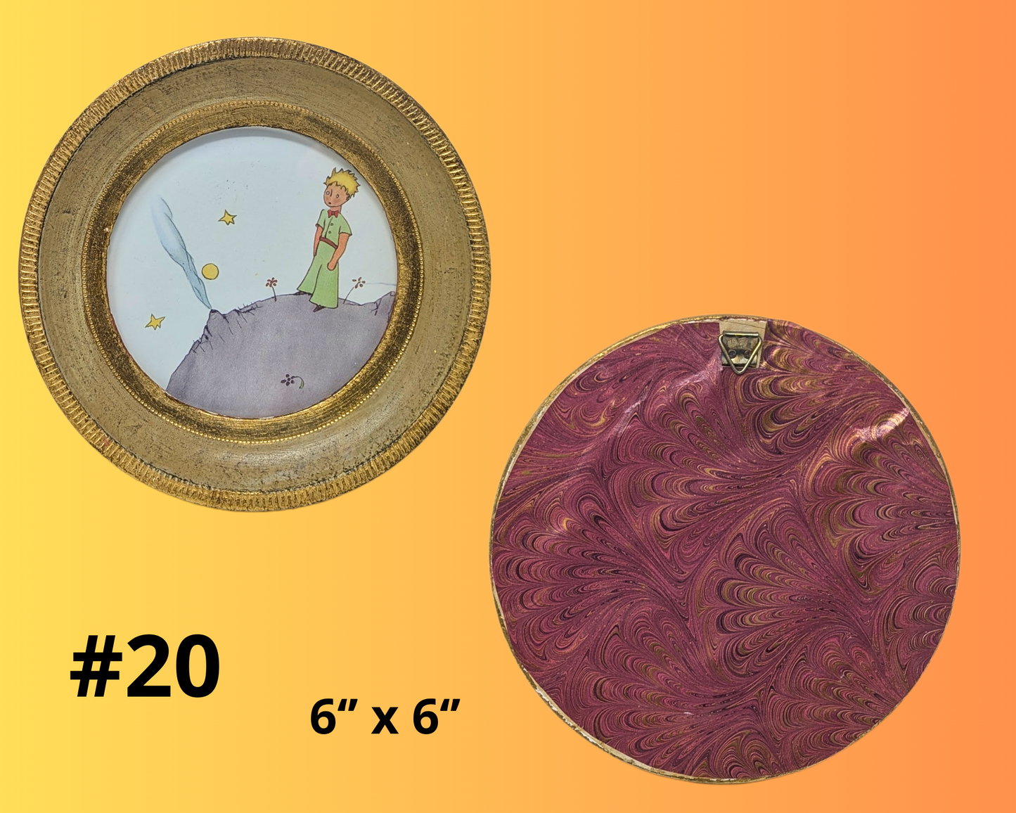 The Little Prince, Le Petit Prince Antoine de Saint-Exupéry, Decorative Frames and Notebooks