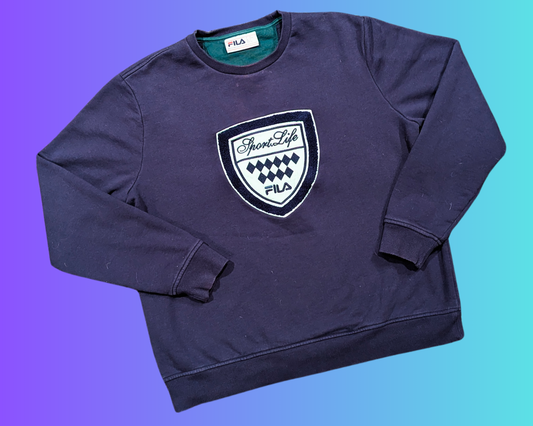 Pull à col rond Fila Y2K Sport Life, taille L