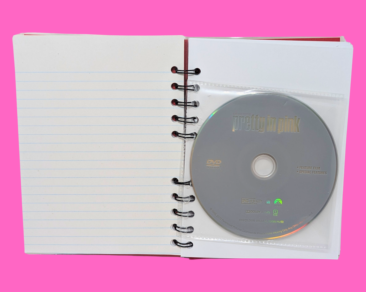 Carnet de notes du film DVD Pretty in Pink