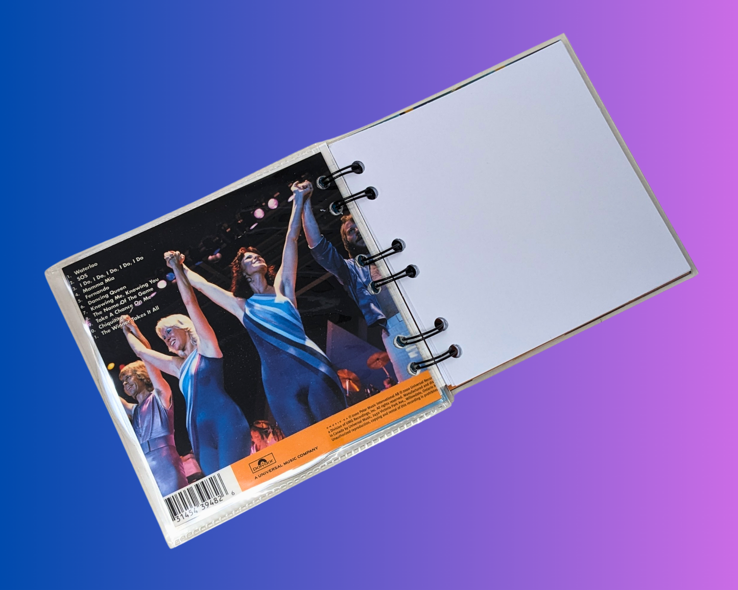 The Best of Abba CD Notebook