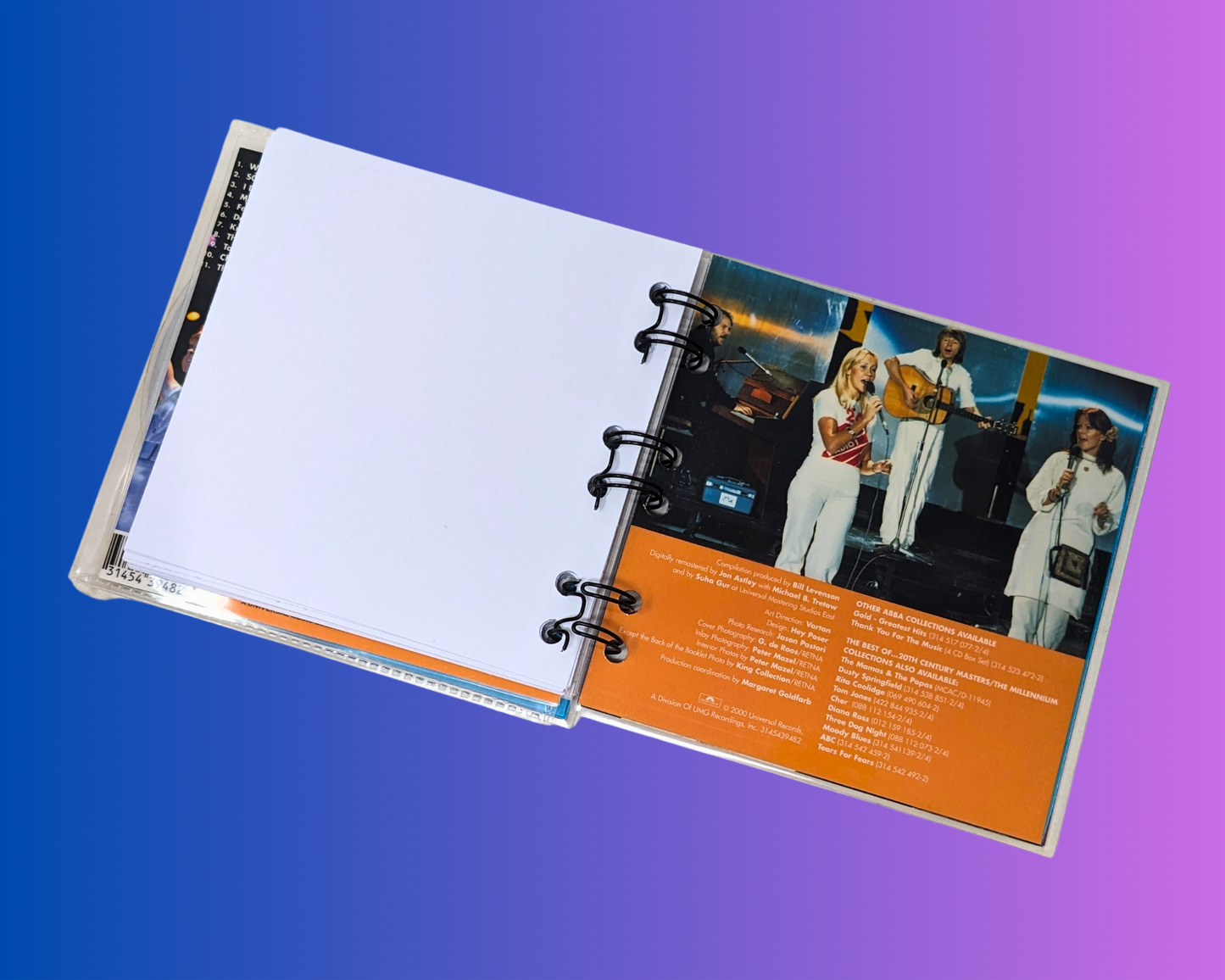 The Best of Abba CD Notebook