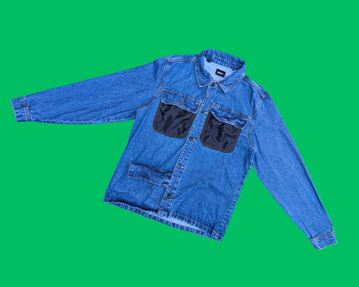 Handmade, Upcycled Bob Marley Denim Jacket Size M