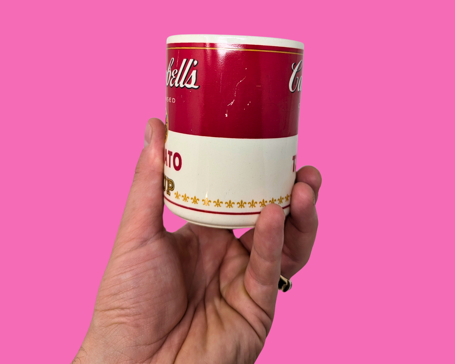 Tasse à soupe aux tomates Campbell's vintage des années 1970