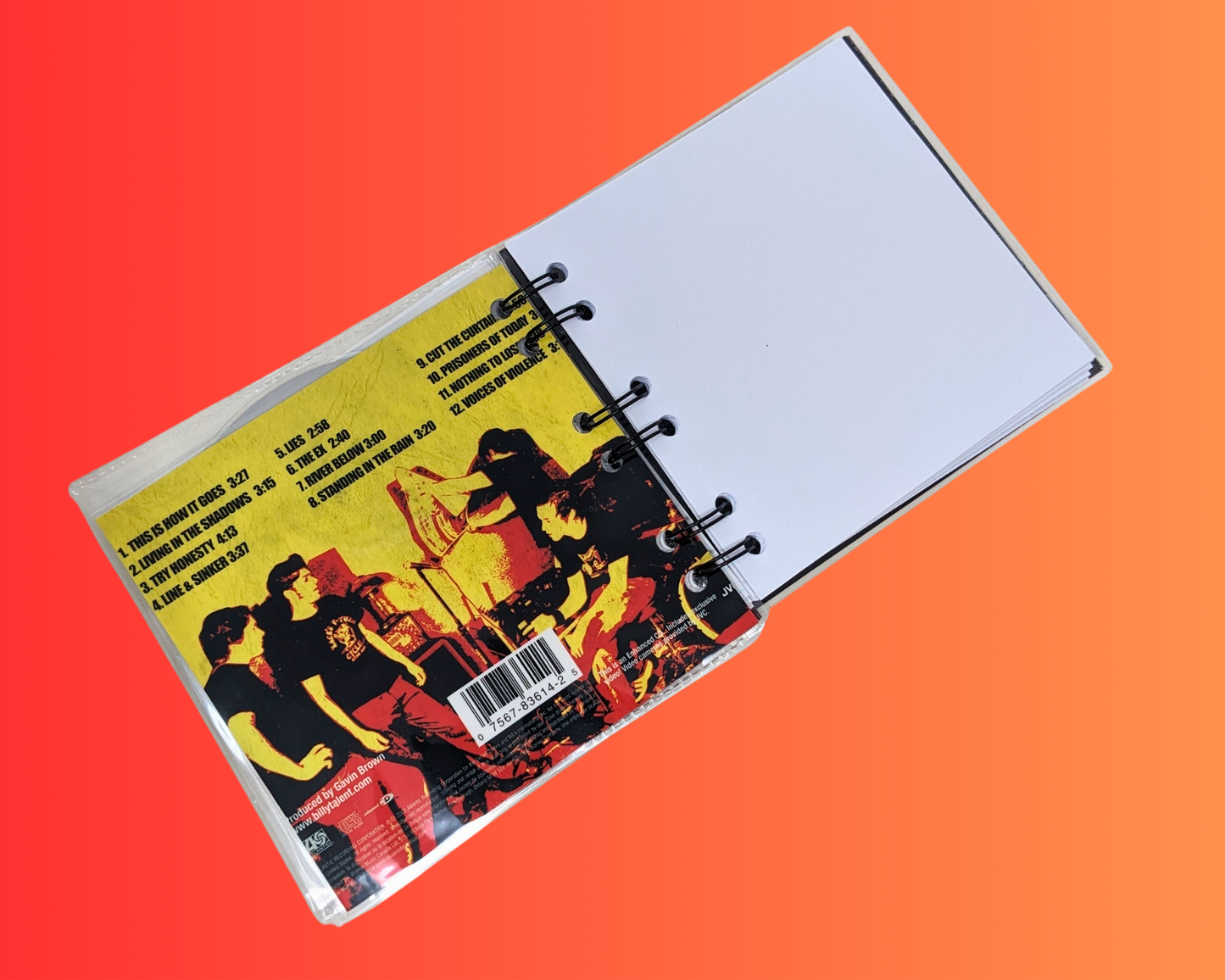 Billy Talent CD Notebook