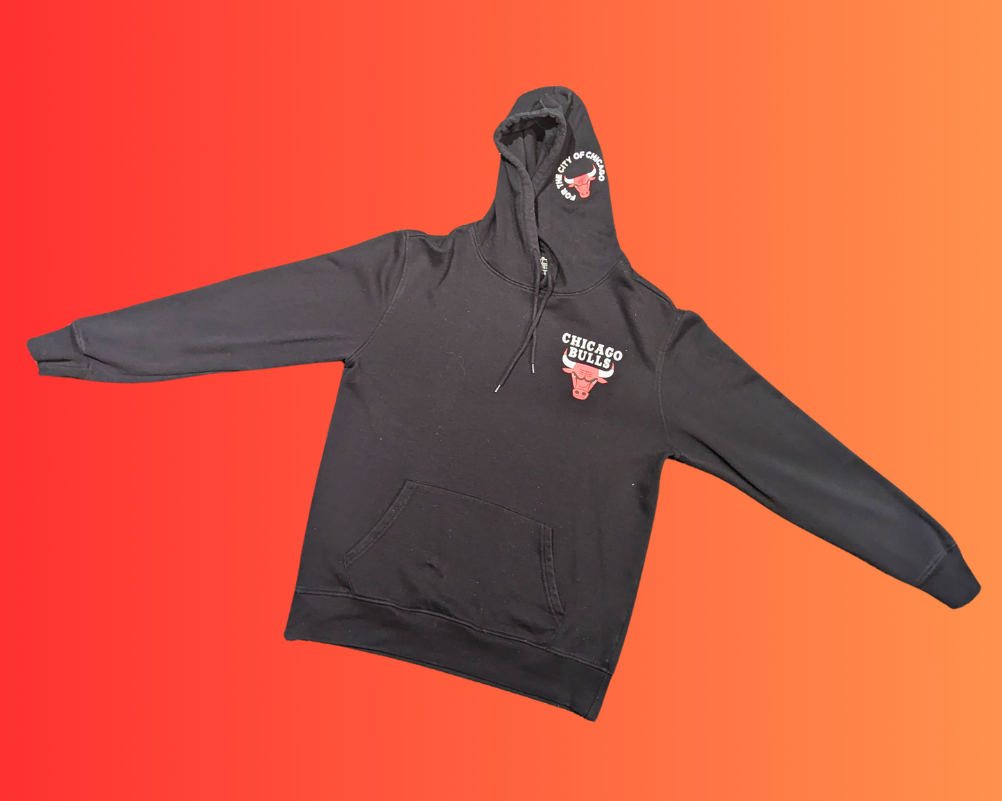 Y2K Chicago Bulls Hoodie Size M