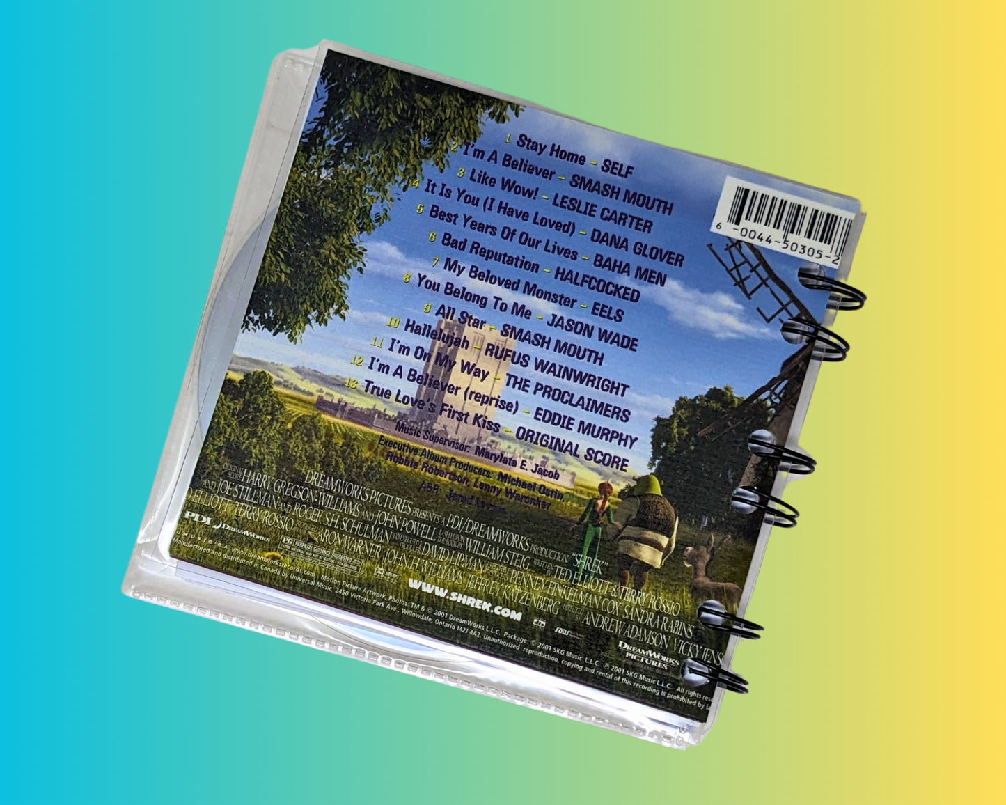 Shrek Soundtrack CD Notebook